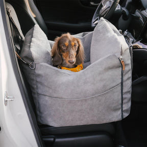 Cama de pet para carro, fofo, seguro e antiderrapante