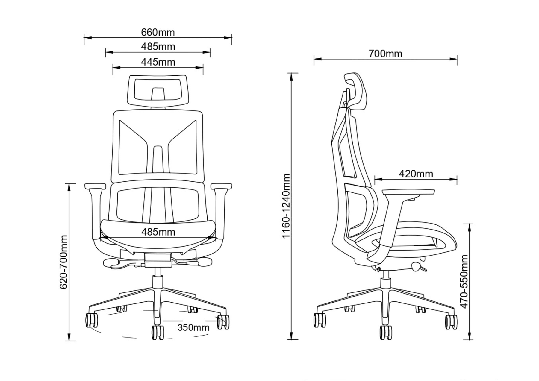 Extreme Evolution - Cadeira Ergonômica de Escritório