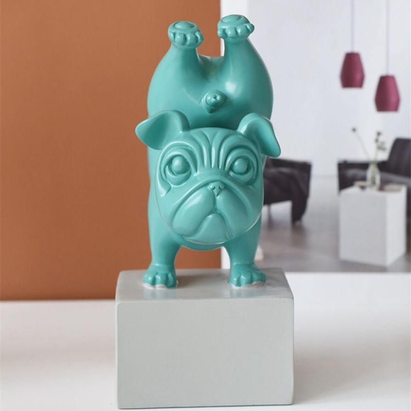 Estatueta Bulldog Zen