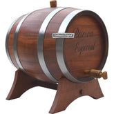 Barril De Madeira Jatobá Prime/luxo 5 Litros-(Personalizamos nome)