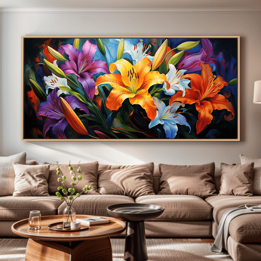 Quadro Flores Brilhosas