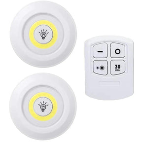 Kit Luminárias LED sem fio com Controle Remoto