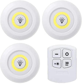 Kit Luminárias LED sem fio com Controle Remoto